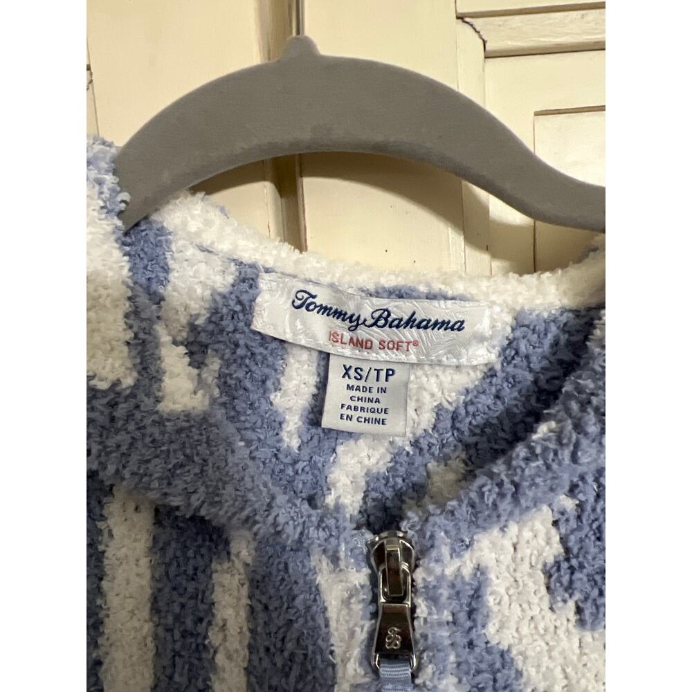 Tommy Bahama size XS Island Soft zip up cardigan hoodie sweater - Picture 2 of 4